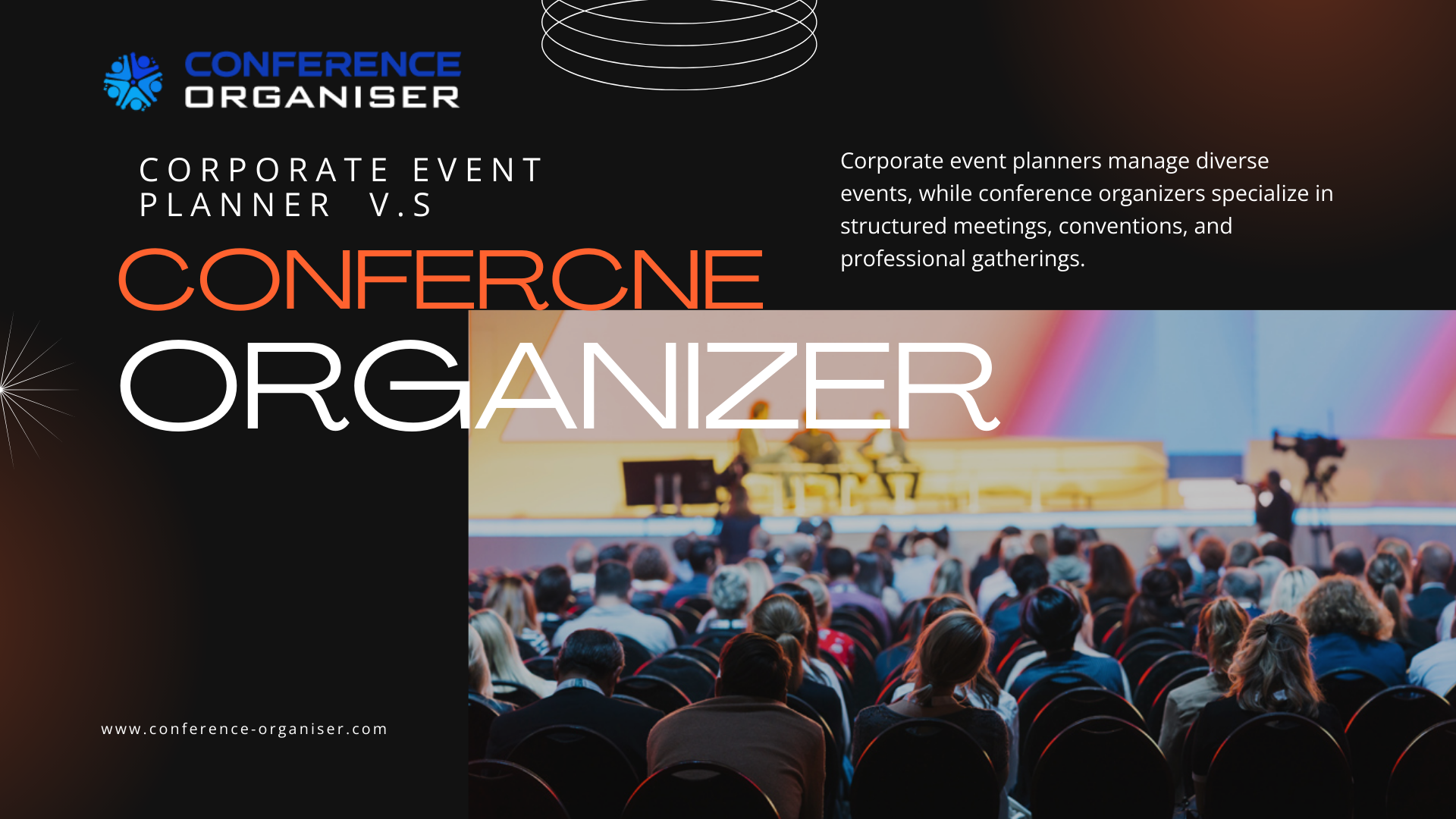 Corporate event planner vs conference organizer